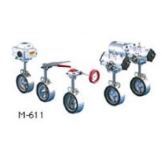 KURIMOTO 對(duì)夾式橡膠密封蝶閥M-611系列