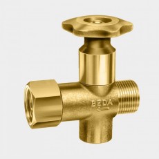 BEDA 噴槍上的氧氣手動閥（5 圈）(VK)系列